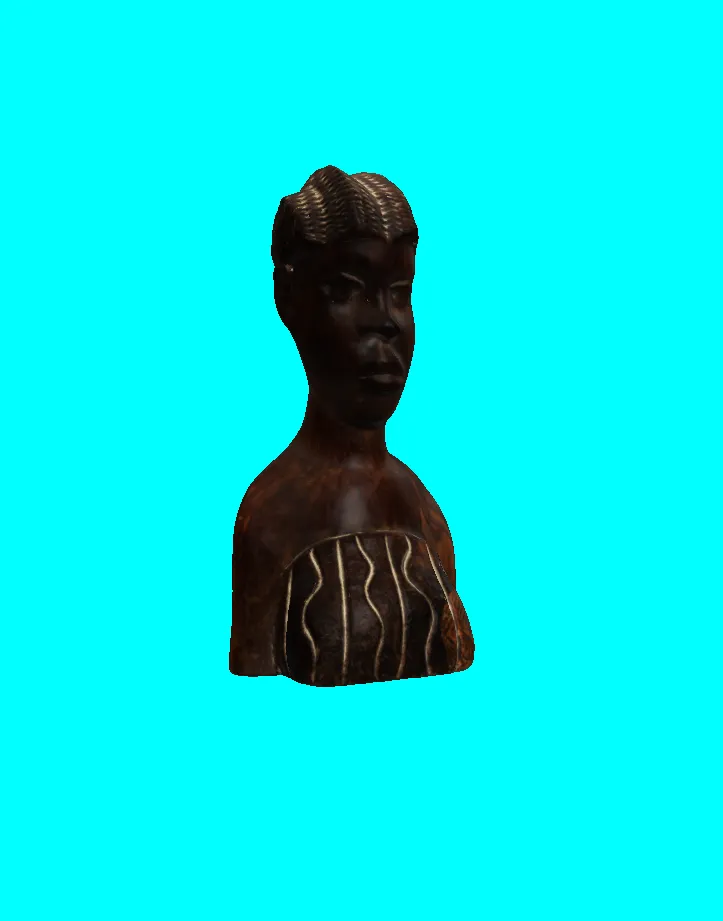 african wooden figurine