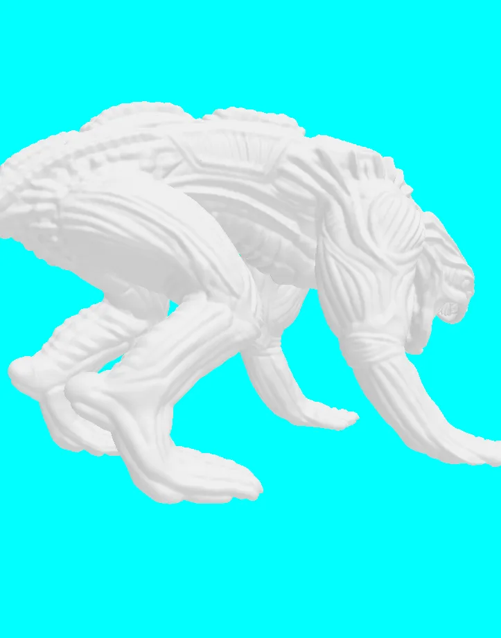 alien animal 3d printable