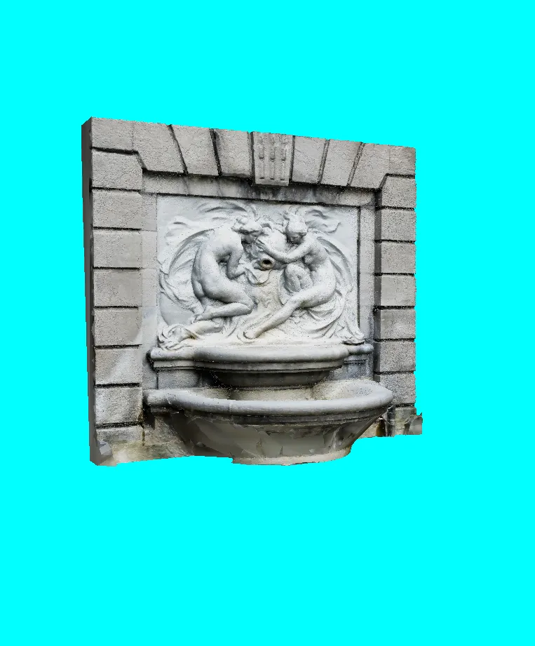 bas relief fountain