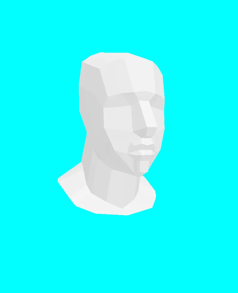 basic head mesh