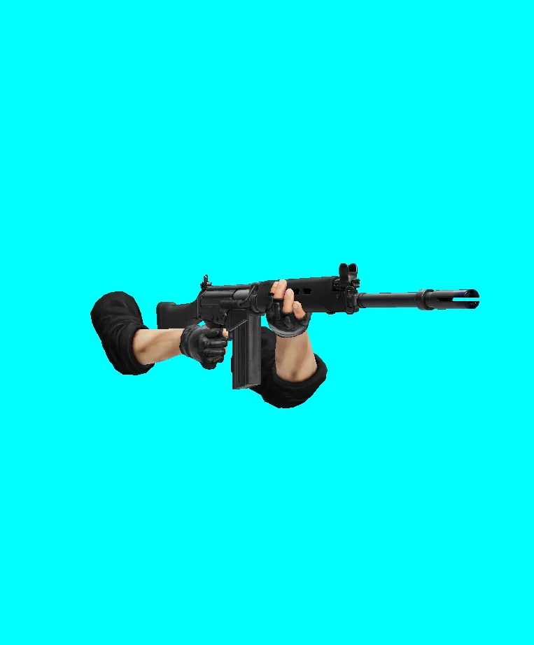 battle rifle animated