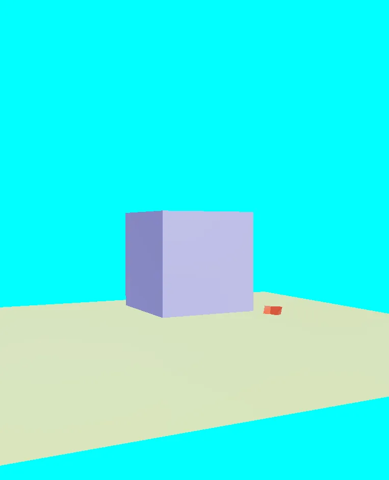 broken cube opengl