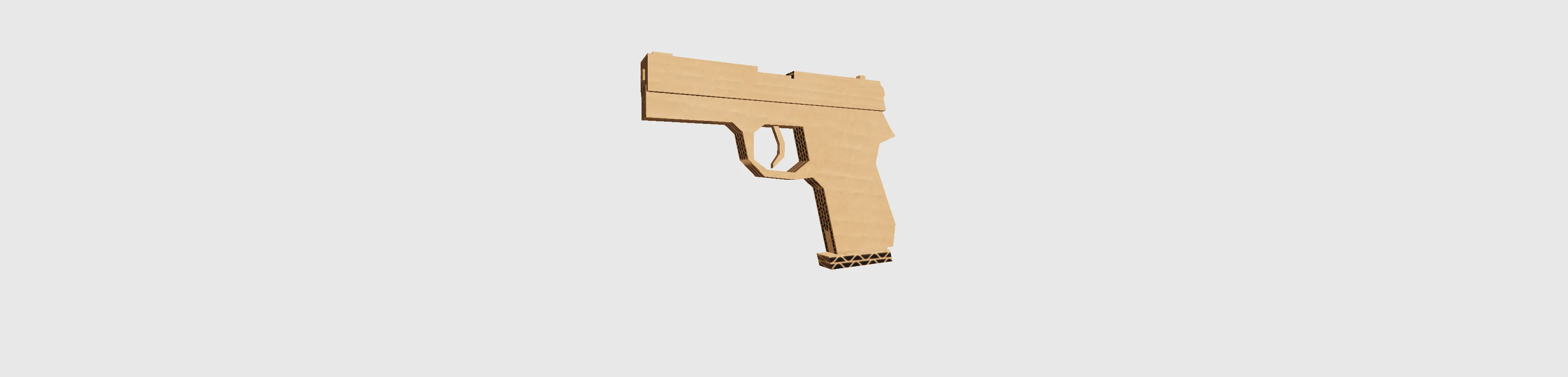 cardboard gun