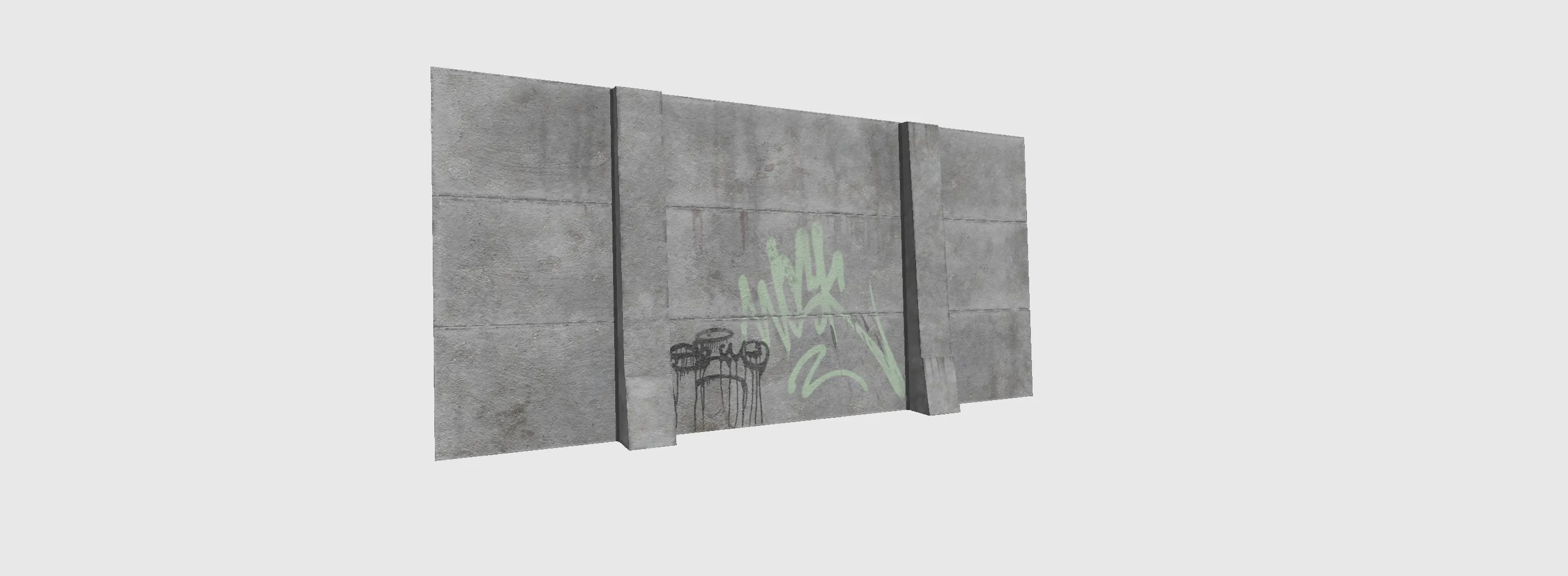 fortified concrete wall