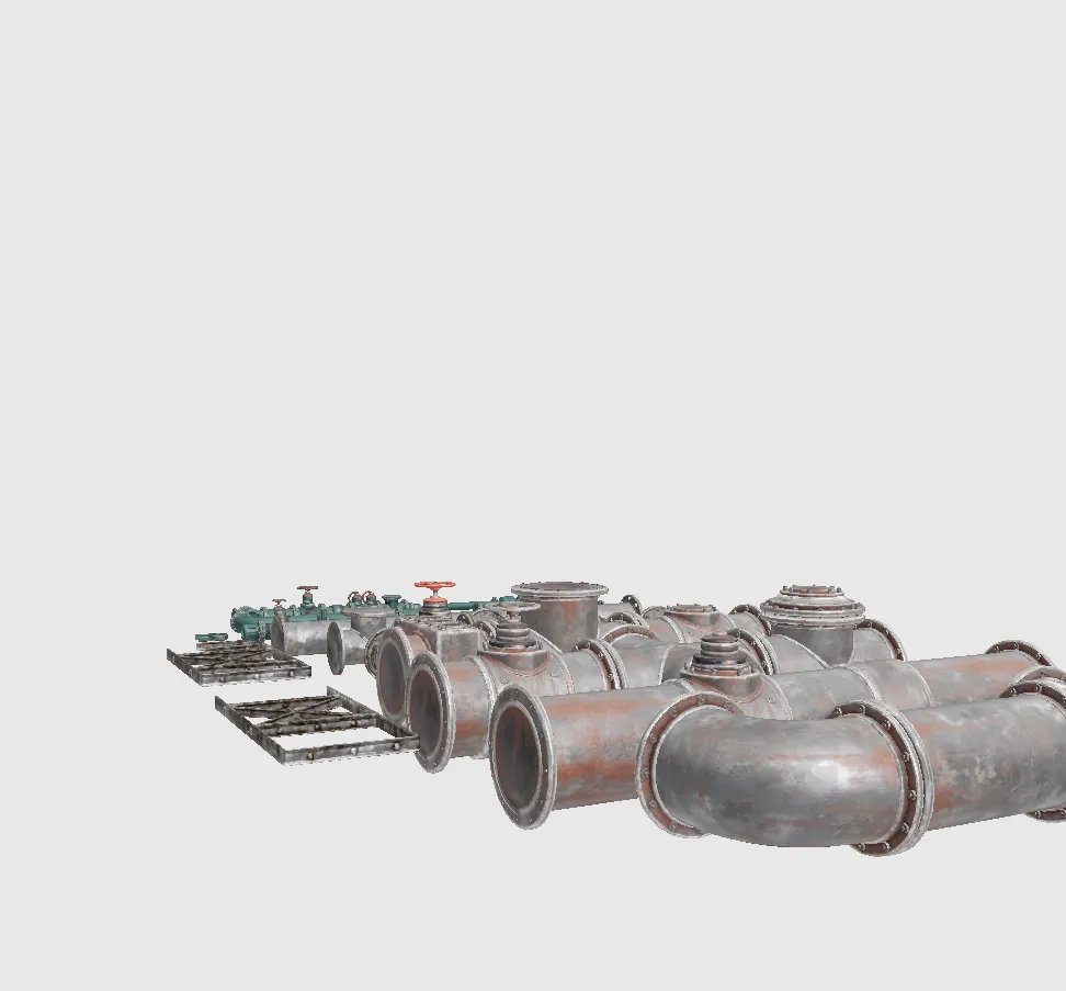 industrial set modular pipes