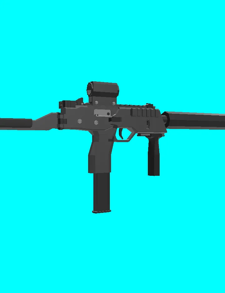 low poly mp9 modified