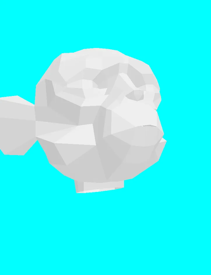 monkey head for papercraft