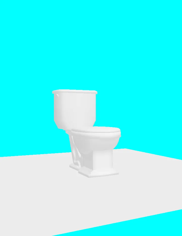 porclin toliet