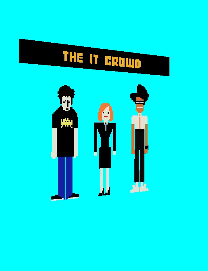 the it crowd block art