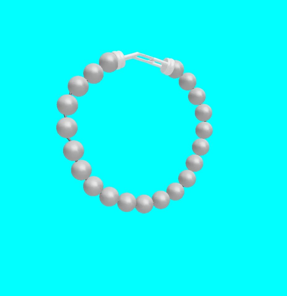 white pearl bracelet l2